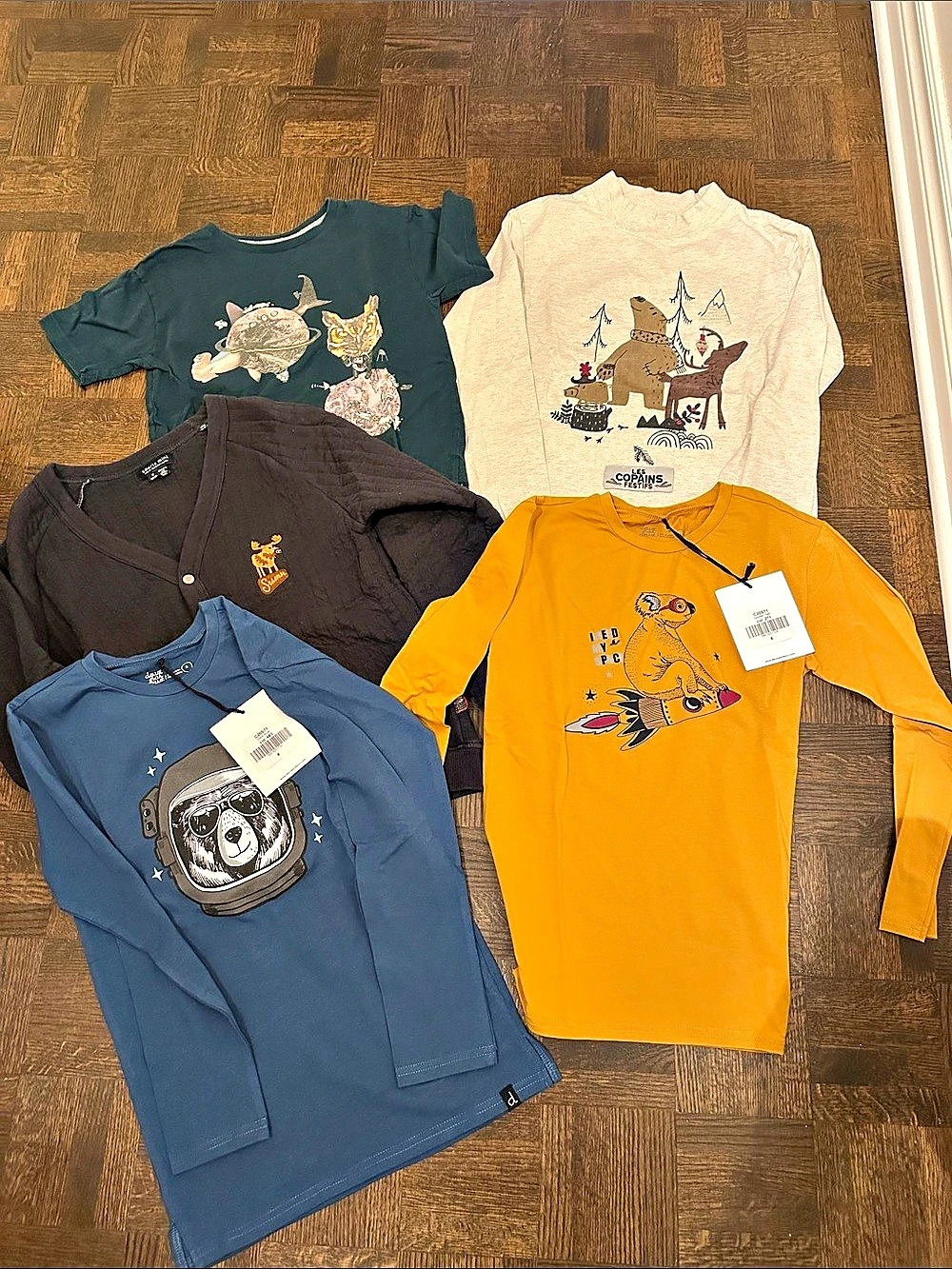 Kids Long Sleeve Graphic Tees